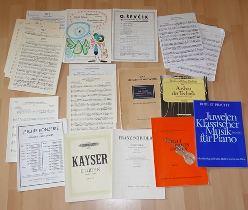 Großes konvolut noten - an,