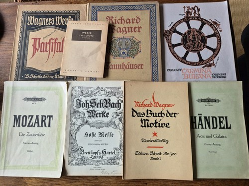 Noten konvolut sammlung - noten,