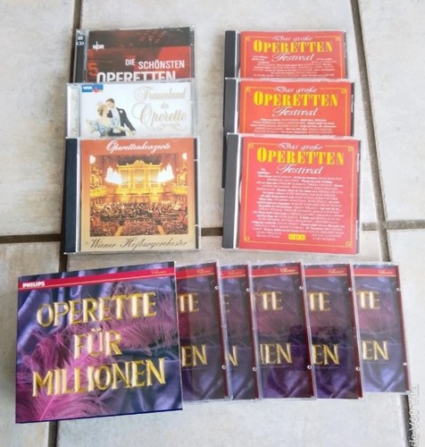 Konvolut operetten cds klassik - cds,