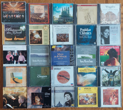 Cds klassik konvolut - cds,