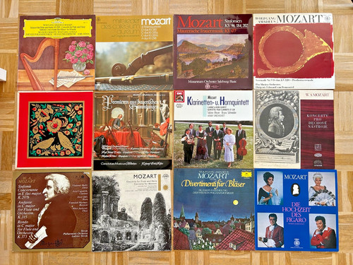 Mozart vinyl sammlung konvolut - vinyl,