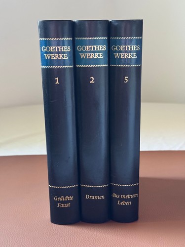 Goethes werke konvolut von - goethes,