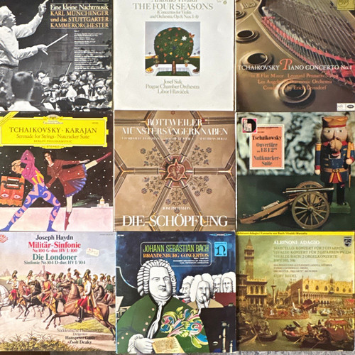 Klassik vinyl konvolut lp - klassik, 9