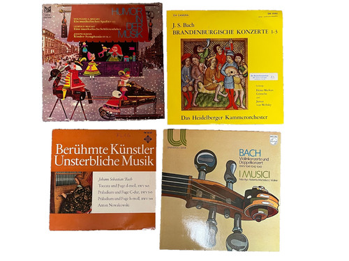 Konvolut vinyl s bach - konvolut, lp