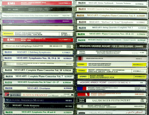 Mozart cds konvolut - cds,